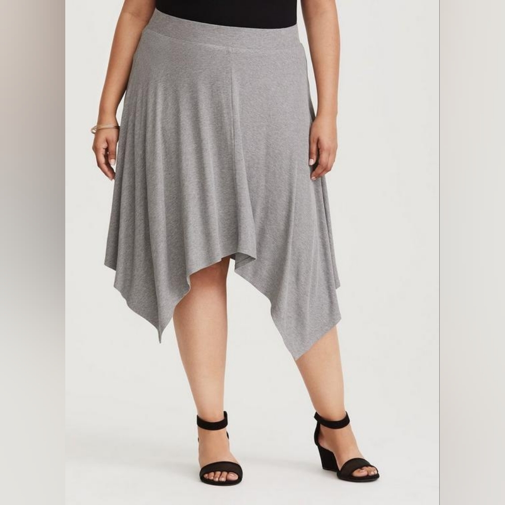Torrid Ribbed Knit Midi Skirt